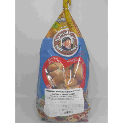 ΠΑΞΙΜΑΔΙ ΜΠΡΙΟΣ ΓΛΥΚΟ ΜΕ ΠΟΡΤΟΚΑΛΙ ΚΑΝΕΛΑ 450γρ